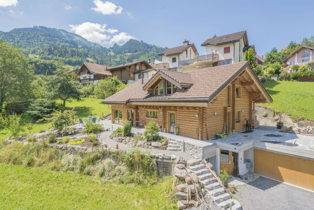 Churfirsten Blockhaus Aussen