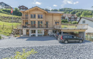 Heidiland Blockhaus Aussenfront