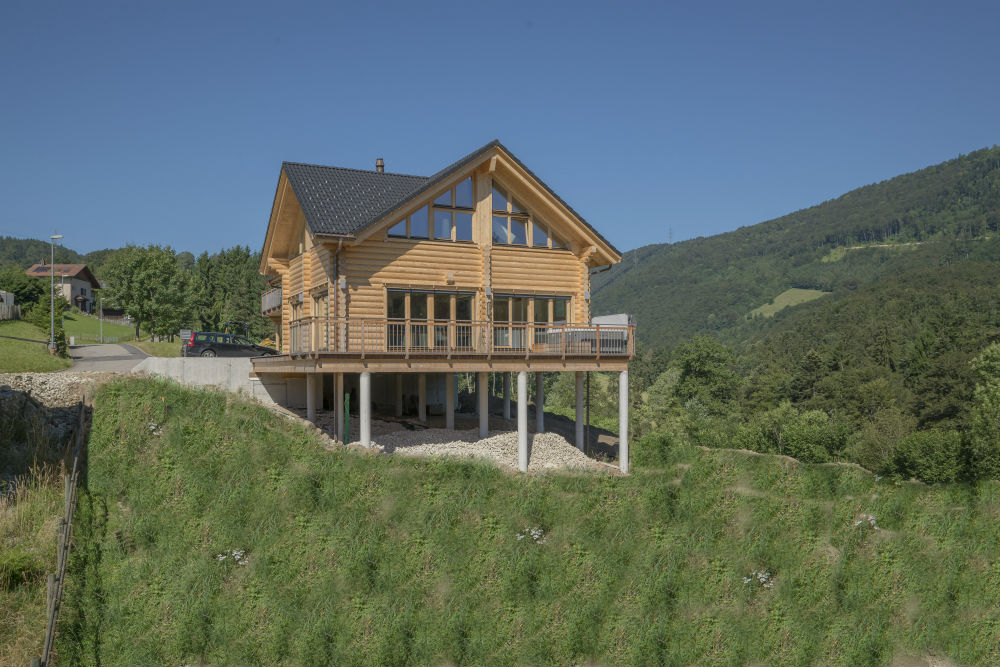 Umwelt Blockhaus bauen im Jura